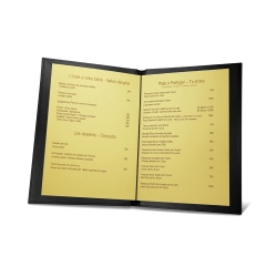 Room service menu holder A5