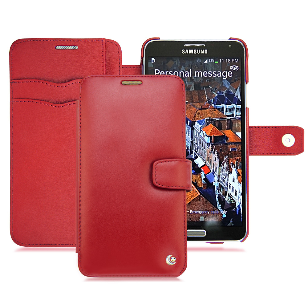 Housse cuir Samsung SM-N9000 Galaxy Note 3