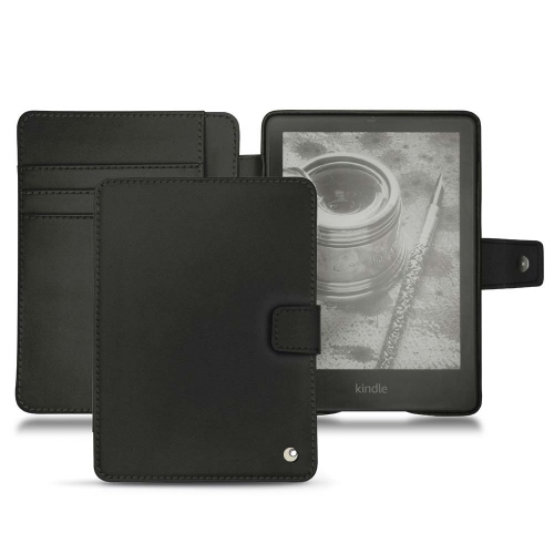 FINTIE Étui pour Kindle Paperwhite - Coque Housse Flip Fin etléger 10ème génération - modèle 2018 Fermeture magnétique avec Mise en Veille Automatique Noir 