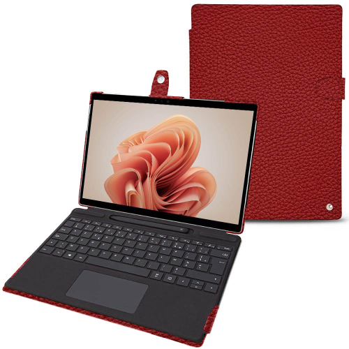 Microsoft Surface Pro 9用高品質レザーケース