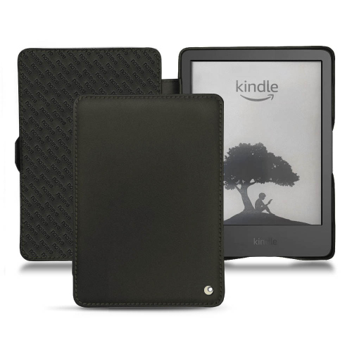 Pour  Kindle Youth Version 2022 dessin coloré couture Smart étui en  cuir pour tablette (Panda)