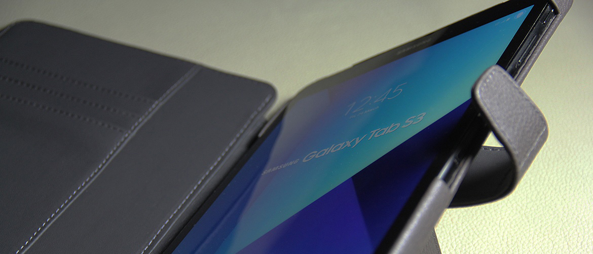 Samsung Galaxy Tab S3 9.7のレザーカバーのケース - Noreve