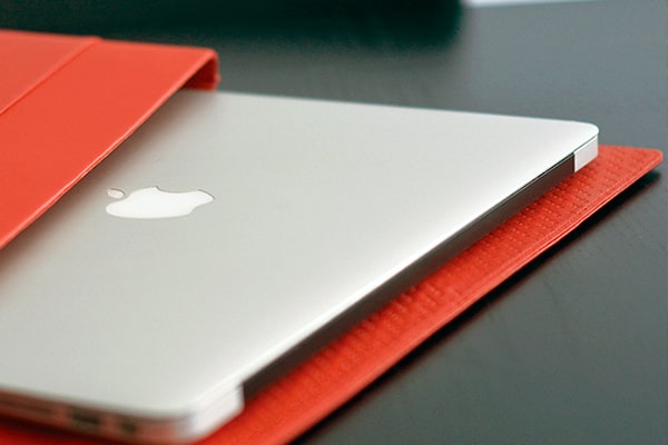 Leather sleeve for 13' laptop