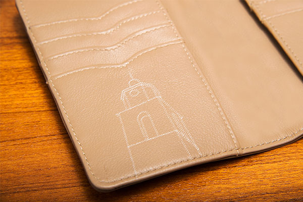 Leather case for passport - 8 credit cards