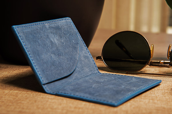 Lederetui für 3 Kreditkarten