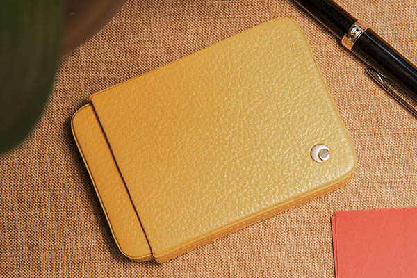 Leather case for business cards - 20 cards