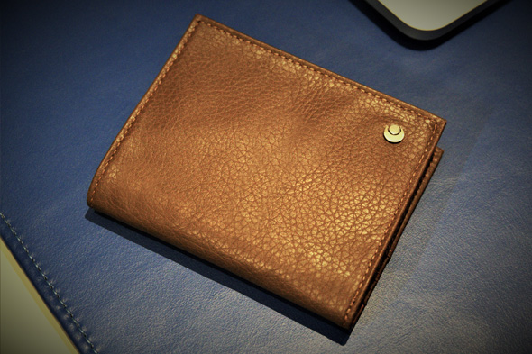 Leather case for business cards - 6 cards