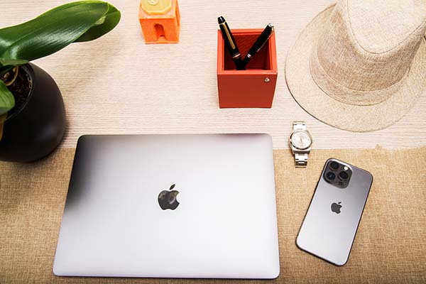 가죽 필통 - 사각