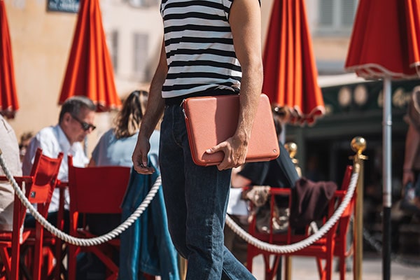 Leather sleeve for 13' laptop