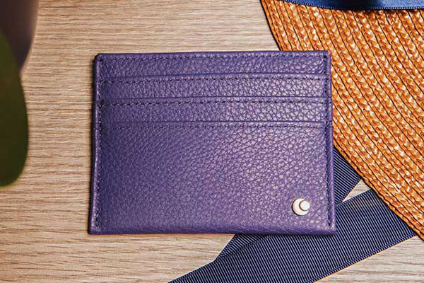 Porta-cartões em pele - Anti-RFID / NFC