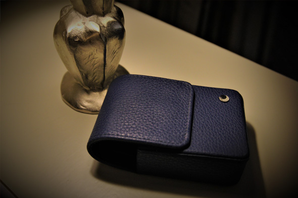 Estuche de cuero para el paquete de cigarros