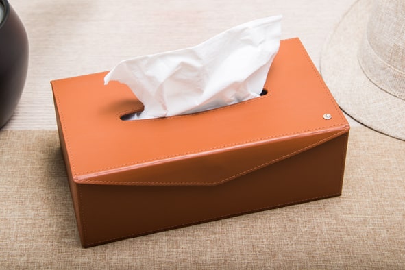 Caixa para lenços de papel - Retangular