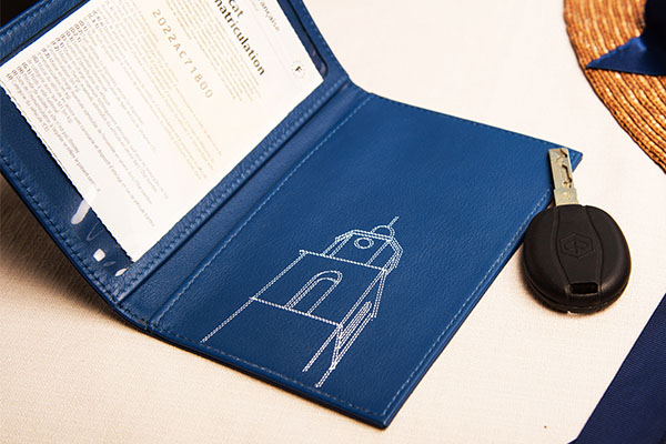 Vehicle registration document case