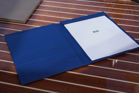 Funda para documentos de hotel