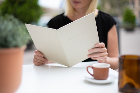 룸서비스 메뉴판 A4