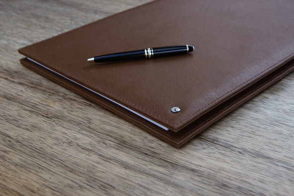 Case for an A5 size note pad