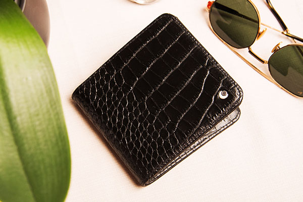 Carteira para cartões e notas