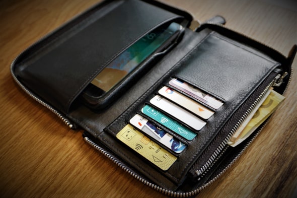 Capa carteira para smartphone