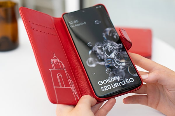 Samsung Galaxy S20 Ultra 5G leather case