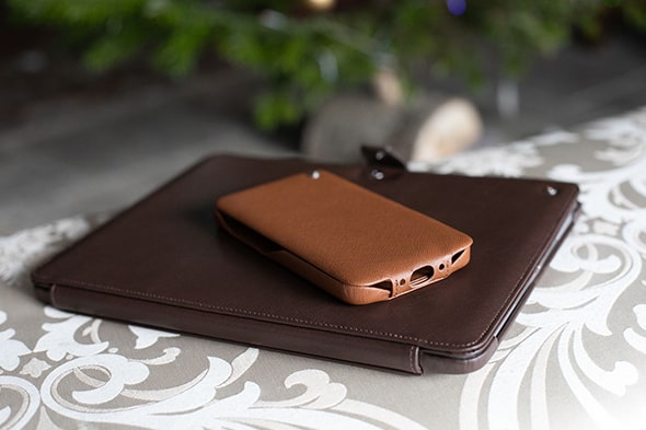 Custodia in pelle Apple iPhone 12 Pro Max