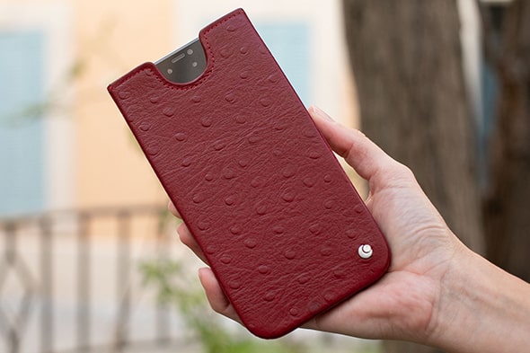 Apple iPhone 12 Pro Max leather pouch