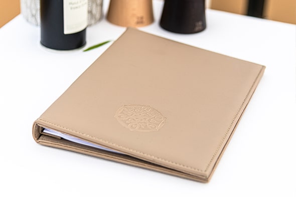 Menu restaurant système à vis - A5