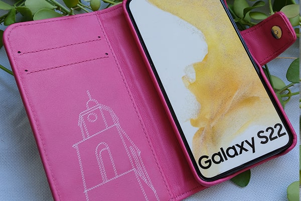 Funda de piel Samsung Galaxy S22