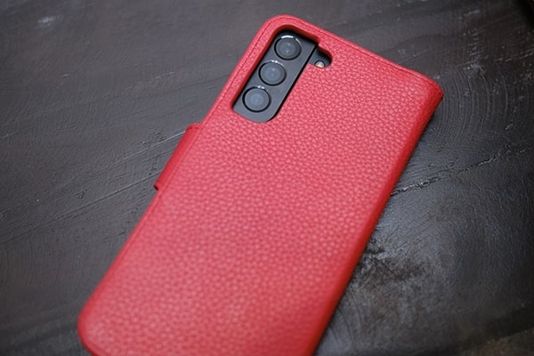 Funda de piel Samsung Galaxy S22+