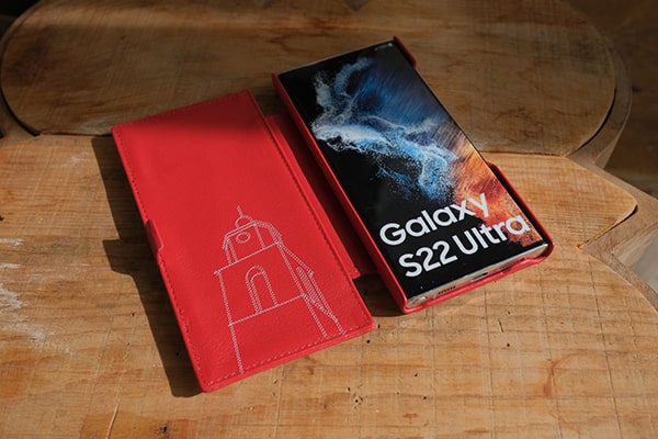 Custodia in pelle Samsung Galaxy S22 Ultra