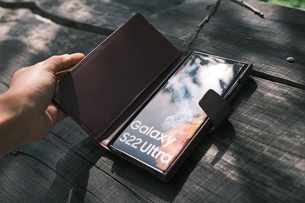 Lederschutzhülle Samsung Galaxy S22 Ultra