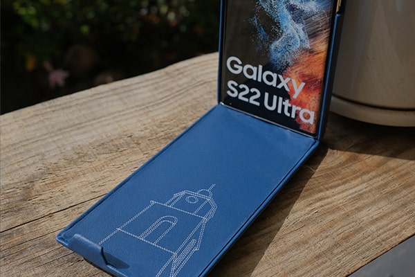 Capa em pele Samsung Galaxy S22 Ultra