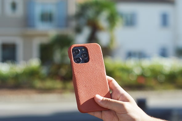 Funda de piel Apple iPhone 14 Pro Max