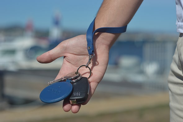 Schlüsselanhänger mit Handschlaufe