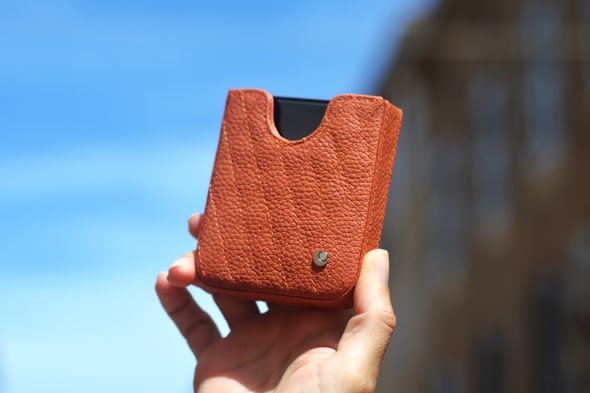 Pochette cuir Samsung Galaxy Z Flip4