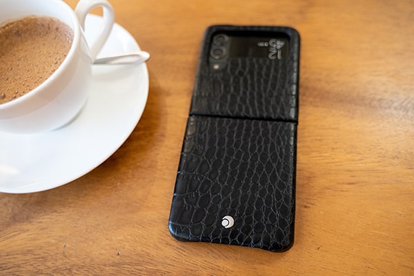 Custodia in pelle Samsung Galaxy Z Flip4