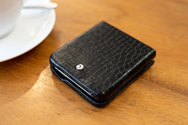 Custodia in pelle Samsung Galaxy Z Flip4