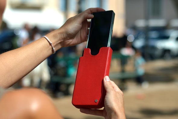 Capa em pele Samsung Galaxy Z Fold4