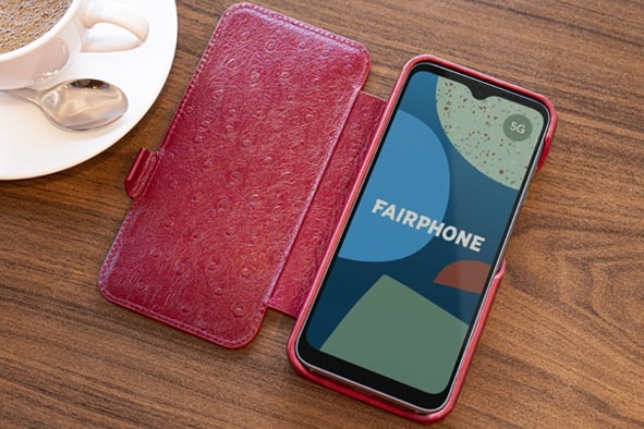 Funda de piel Fairphone 4