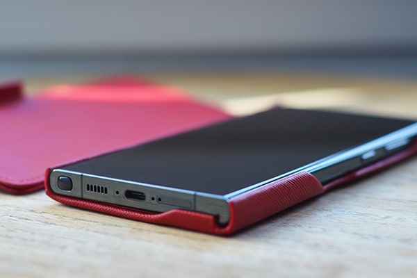 가죽 커버 Samsung Galaxy S23 Ultra