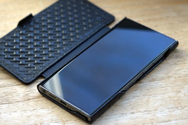 Custodia in pelle Samsung Galaxy S23 Ultra