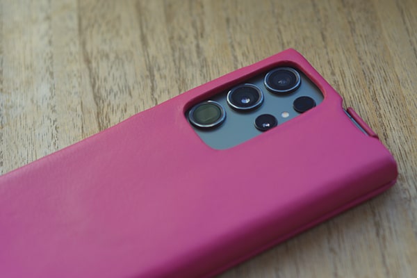 Custodia in pelle Samsung Galaxy S23 Ultra