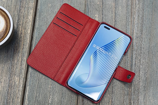 Capa em pele Honor Magic5 Pro