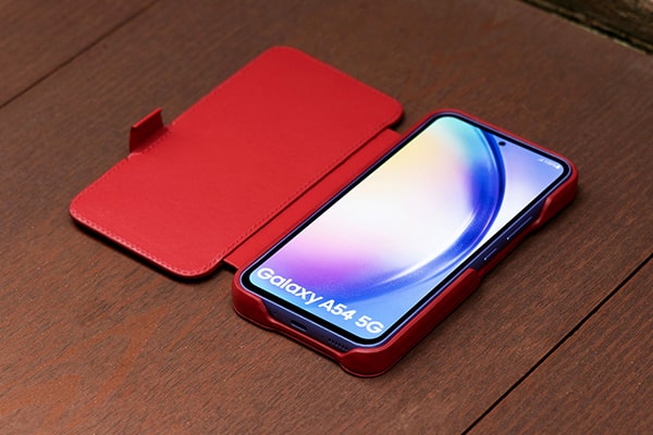 Custodia in pelle Samsung Galaxy A54