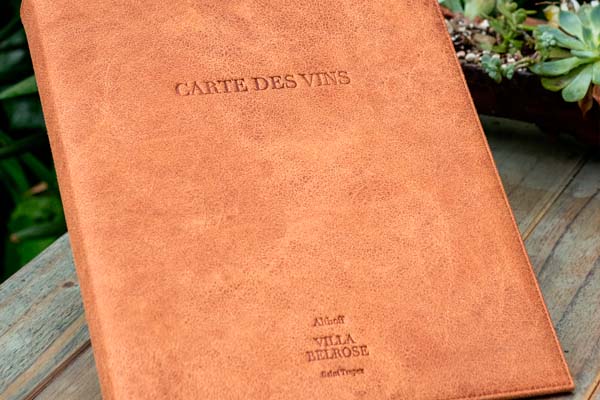 Carte de table à vis - A4