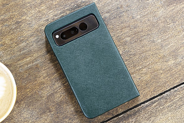 Google Pixel Fold leather cover