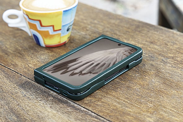 Google Pixel Fold leather cover