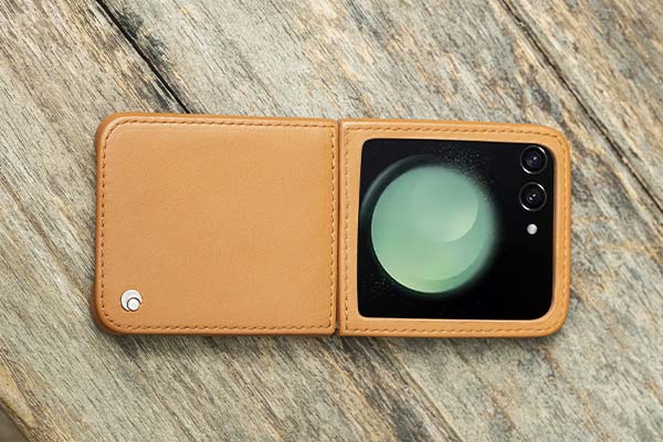 Coque cuir Samsung Galaxy Z Flip5