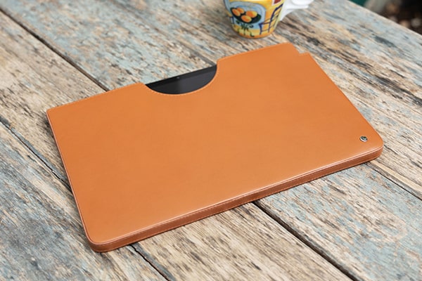 Samsung Galaxy Tab S9+ leather pouch