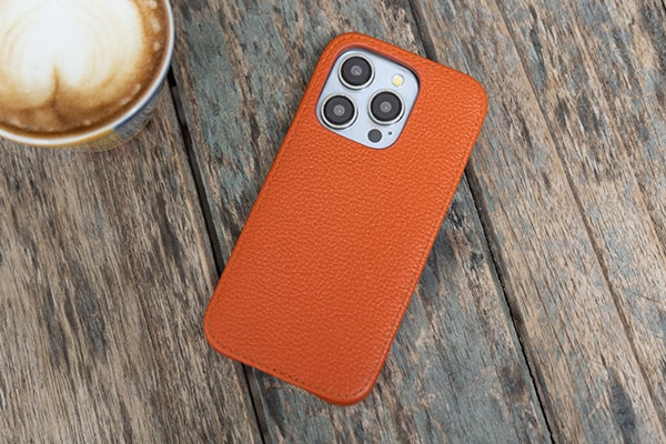 Funda de piel Apple iPhone 15 Pro