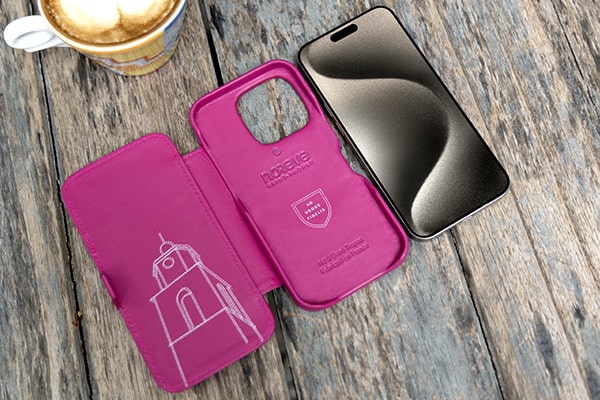 Capa em pele Apple iPhone 15 Pro